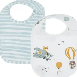 Shop All|2 Pack Baby Bibs Up Up & Away - cutbabycare.com | baby boutique & care hub