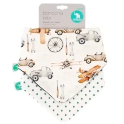 Shop All|All4Ella Bandana Bibs 2 Pack Vehicle - cutbabycare.com | baby boutique & care hub