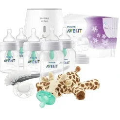 Shop All|Avent - Anti-Colic Baby Bottle With Airfree Vent All In One Gift Set - cutbabycare.com | baby boutique & care hub