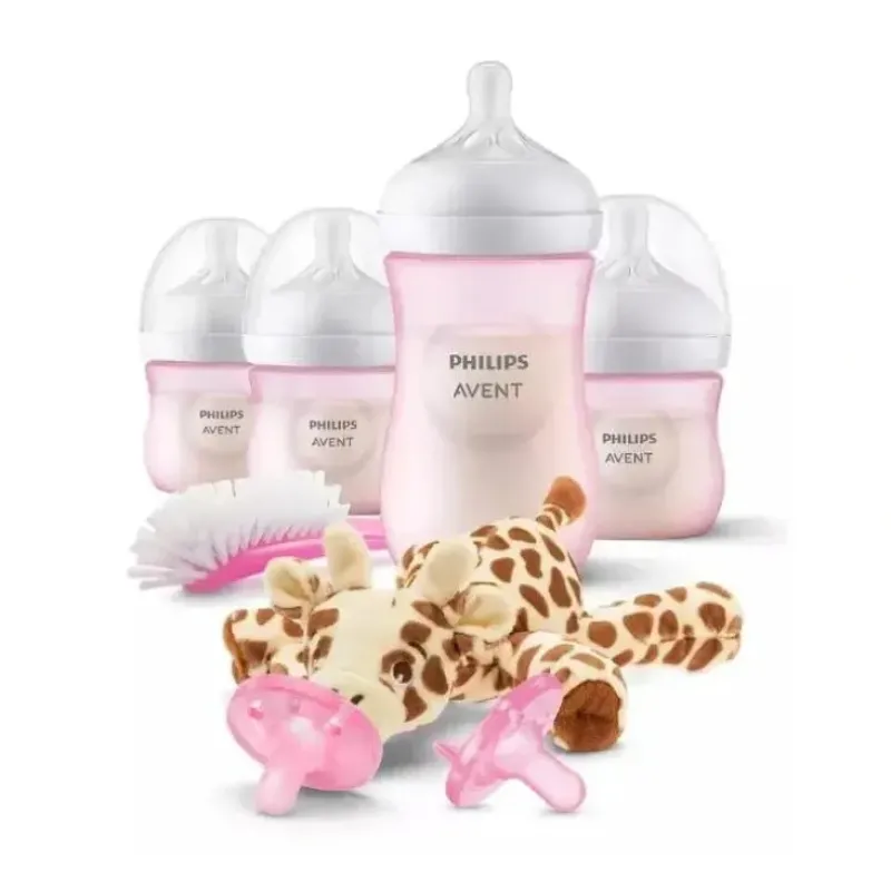 Shop All|Avent - Natural Baby Bottle Pink Baby Gift Set With Snuggle - cutbabycare.com | baby boutique & care hub