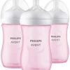 Shop All|Avent - 3Pk Natural Baby Bottle With Natural Response Nipple, Pink, 9Oz - cutbabycare.com | baby boutique & care hub