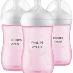 Shop All|Avent - 3Pk Natural Baby Bottle With Natural Response Nipple, Pink, 9Oz - cutbabycare.com | baby boutique & care hub
