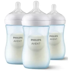Shop All|Avent - 3Pk Natural Baby Bottle With Natural Response Nipple, Blue, 9Oz - cutbabycare.com | baby boutique & care hub