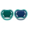 Shop All|Avent - Ultra Air Pacifier Blue & Green, 6/18M - cutbabycare.com | baby boutique & care hub