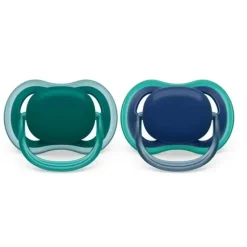 Shop All|Avent - Ultra Air Pacifier Blue & Green, 6/18M - cutbabycare.com | baby boutique & care hub