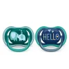 Shop All|Avent - Ultra Air Pacifier 18M+, Opal Elephant / Blue Hello, 2 Pack - cutbabycare.com | baby boutique & care hub