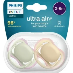 Shop All|Avent Ultra Air Soother 0-6m 2 Pack - cutbabycare.com | baby boutique & care hub