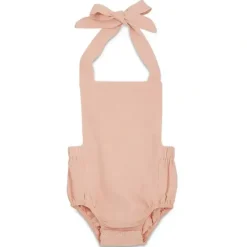Shop All|Babe Basics - Summer Baby Romper, Blush - cutbabycare.com | baby boutique & care hub
