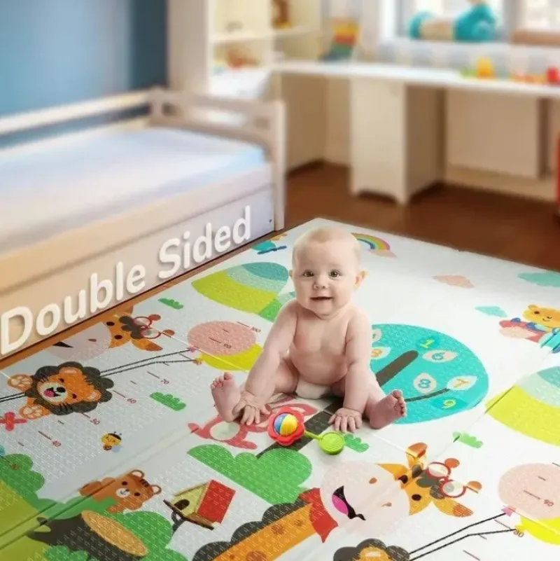 Shop All|BabiesMart Large Foldable Baby Kids Play Mat Non-Slip and Double-sided - cutbabycare.com | baby boutique & care hub