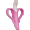 Health Safety|Baby Banana Teething Toothbrush, Pink - cutbabycare.com | baby boutique & care hub