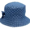 Shop All|Baby Banz Hat for baby/toddler - Chambray Blue Dot 6 months - 2 years - cutbabycare.com | baby boutique & care hub