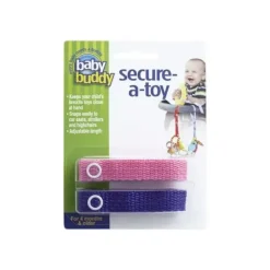 Car Seats|Baby Buddy Secure A Toy Tether, Purple/Pink - cutbabycare.com | baby boutique & care hub