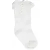 Shop All|Baby Deer - Baby Girl Ivory Boot Sock With Lace Trim - cutbabycare.com | baby boutique & care hub