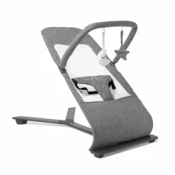 Shop All|Baby Delight - Alpine Deluxe Portable Bouncer, 0-6 months, Charcoal Tweed - cutbabycare.com | baby boutique & care hub