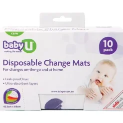 Shop All|Baby U Disposable Change Mats 10 - cutbabycare.com | baby boutique & care hub