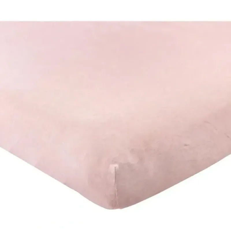 Shop All|Baby Vision - Hudson Baby Unisex Baby Cotton Fitted Crib Sheet, Heather Pink - cutbabycare.com | baby boutique & care hub