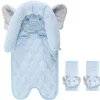 Shop All|Baby Vision - Hudson Baby Unisex Baby Car Seat Insert and Strap Covers, Blue Elephant - cutbabycare.com | baby boutique & care hub