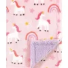 Stroller|Baby Vision - Luvable Friends Unisex Baby Plush Blanket with Sherpa Back, Unicorn - cutbabycare.com | baby boutique & care hub