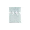 Shop All|Baby Vision - Sherpa Blanket With Satin Binding, Powder Blue - cutbabycare.com | baby boutique & care hub
