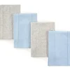 Shop All|Baby Vision - Touched by Nature Unisex Baby Organic Cotton Burp Cloths, Blue Gray - cutbabycare.com | baby boutique & care hub