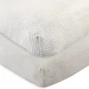 Shop All|Baby Vision - Unisex Baby Organic Cotton Crib Sheet, Heather Gray - cutbabycare.com | baby boutique & care hub