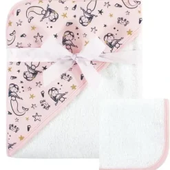 Shop All|Baby Vision - Woven Hooded Towel & Washcloth, Mermaid - cutbabycare.com | baby boutique & care hub