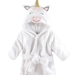 Bath Potty|Baby Vision Plush Bathrobes 0-9M, Modern Unicorn - cutbabycare.com | baby boutique & care hub