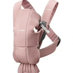 Shop All|BabyBjorn - Baby Carrier Mini, Woven, Dusty Pink - cutbabycare.com | baby boutique & care hub
