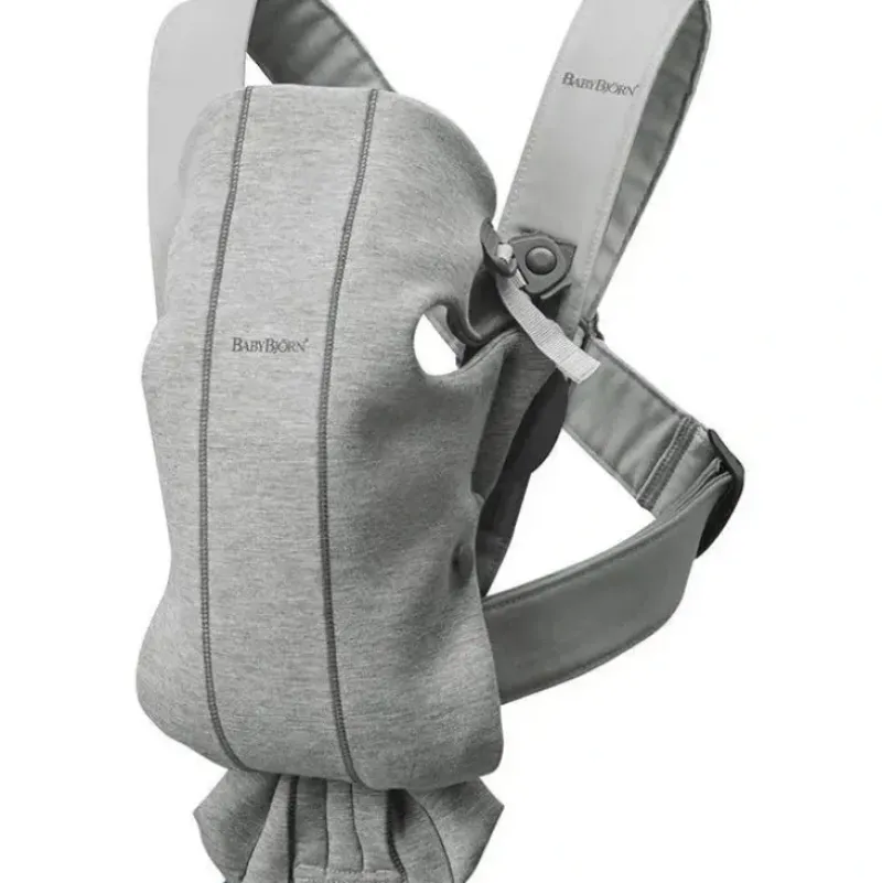 Shop All|Babybjorn - Baby Carrier Mini 3D Jersey, Light Gray - cutbabycare.com | baby boutique & care hub