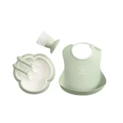 Shop All|BabyBjorn - Baby Dinner Set, 5 pcs Powder Green - cutbabycare.com | baby boutique & care hub