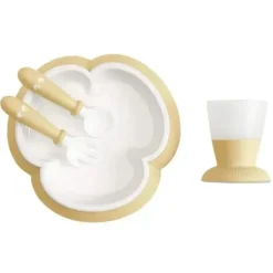Shop All|BabyBjorn - Baby Feeding Set, 4 pcs Powder Yellow - cutbabycare.com | baby boutique & care hub