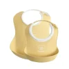 Shop All|Babybjorn - Feeding Bib Set, 2-pack, Powder Yellow - cutbabycare.com | baby boutique & care hub