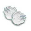 Shop All|BabyBjorn Baby Plate - Spoon and Fork - Powder Blue 2-pack - cutbabycare.com | baby boutique & care hub