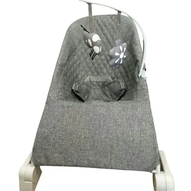 Shop All|Babystudio Buddy Bouncer 3-Position Foldable/Adjustable Baby Bouncer 0-6m Grey - cutbabycare.com | baby boutique & care hub