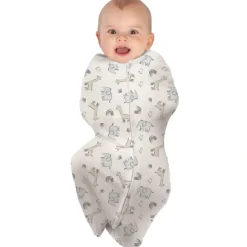 Health Safety|babystudio swaddlepouch cotton large (3-9m) - rumble jungle - cutbabycare.com | baby boutique & care hub