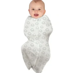 Shop All|babystudio swaddlepouch cotton small (0-3 months) - clouds - cutbabycare.com | baby boutique & care hub
