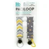 Shop All|Bazzle Baby Grey & Yellow Print Pacifier Clips For Boys - cutbabycare.com | baby boutique & care hub