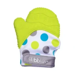 Shop All|Bbluv Gluv Baby Teething Mitten, Lime - cutbabycare.com | baby boutique & care hub