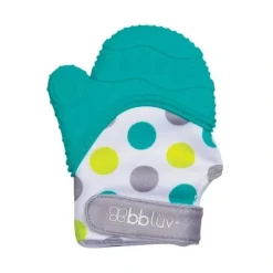 Shop All|Bbluv Gluv Baby Teething Mitten, Aqua - cutbabycare.com | baby boutique & care hub