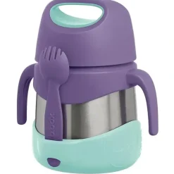 Shop All|B.box - Lilac Pop Insulated Food Jar with Spork - cutbabycare.com | baby boutique & care hub