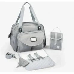 Stroller|Beaba - Geneva Diaper Bag, Grey - cutbabycare.com | baby boutique & care hub