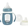 Shop All|Beaba - 2-In-1 Glass Training Cup, Rain - cutbabycare.com | baby boutique & care hub