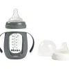 Shop All|Beaba - 2-In-1 Glass Training Cup, Charcoal - cutbabycare.com | baby boutique & care hub