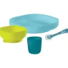 Shop All|Beaba - 4Pk Silicone Meal Set, Peacock - cutbabycare.com | baby boutique & care hub