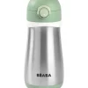 Shop All|Beaba - Stainless Steel Kids Water Bottle, Sage - cutbabycare.com | baby boutique & care hub