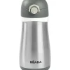 Shop All|Beaba - Stainless Steel Kids Water Bottle, Charcoal - cutbabycare.com | baby boutique & care hub
