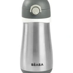 Shop All|Beaba - Stainless Steel Kids Water Bottle, Charcoal - cutbabycare.com | baby boutique & care hub