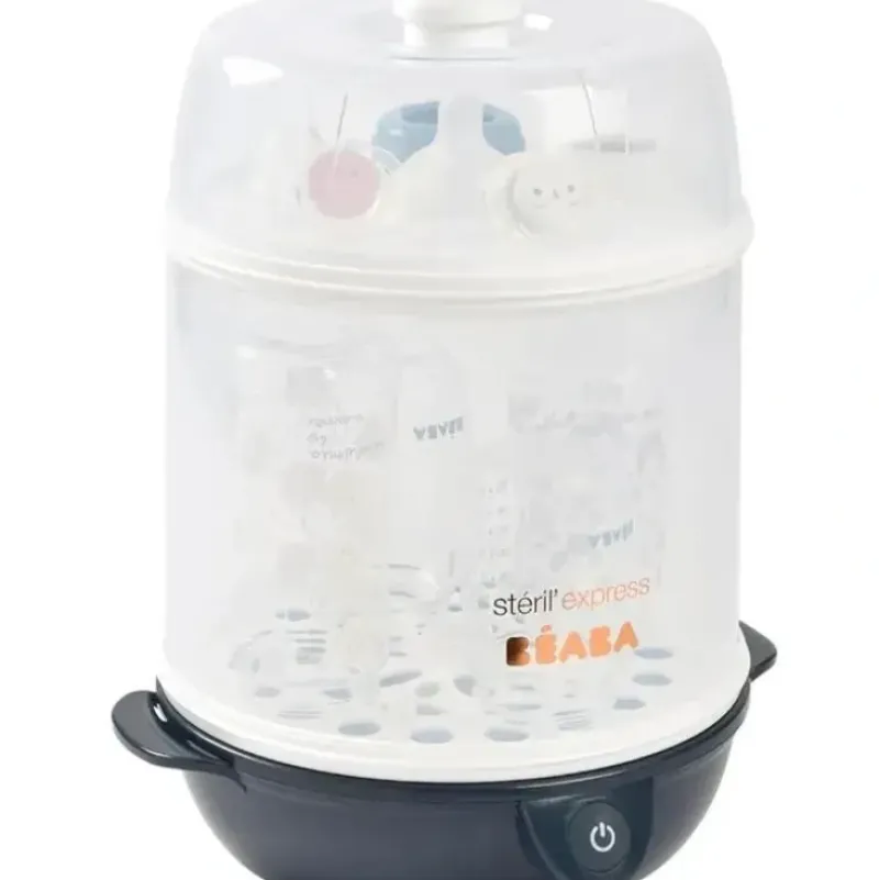 Shop All|Beaba - Steril' Express 2-in-1 Baby Bottle Sterilizer, Midnight - cutbabycare.com | baby boutique & care hub