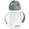 Shop All|Beaba - Straw Sippy Cup, Charcoal - cutbabycare.com | baby boutique & care hub