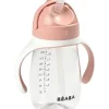 Shop All|Beaba - Straw Sippy Cup, Rose - cutbabycare.com | baby boutique & care hub